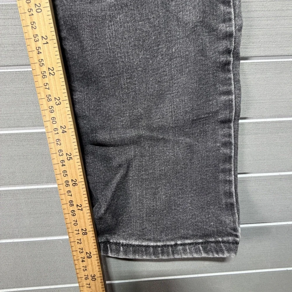 Levis 511 Slim Fit Jeans Mens 38x32 Faded Black WaterLess Denim 04511-3096